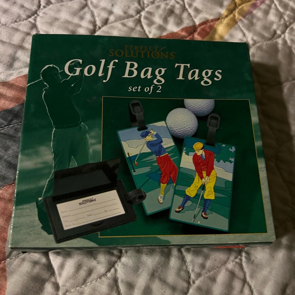 Golf Bag Tags - Vibrant Design